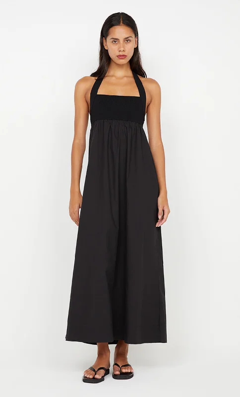 Discover Now ILUKA MAXI DRESS - BLACK/BLACK