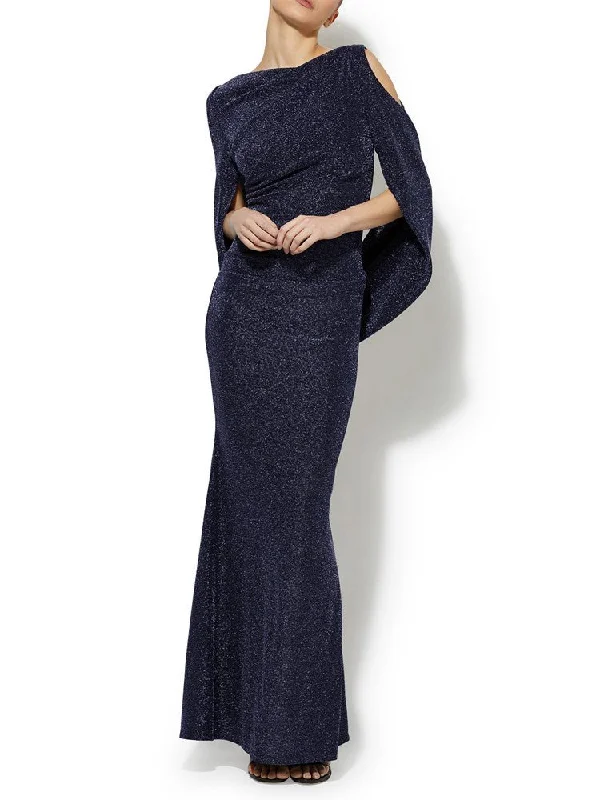 Holiday Glam Tia Navy Gown