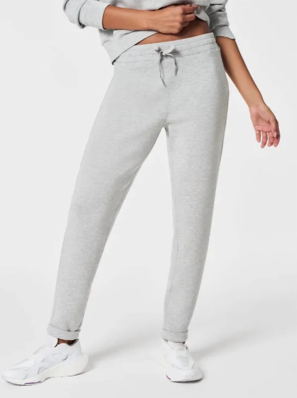 Limited Stock Women's Airessentials Tapered Pants In Light Heather Grey