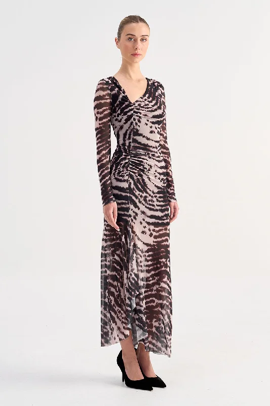 Fashion Deal Alexis Long Sleeve Maxi Dress