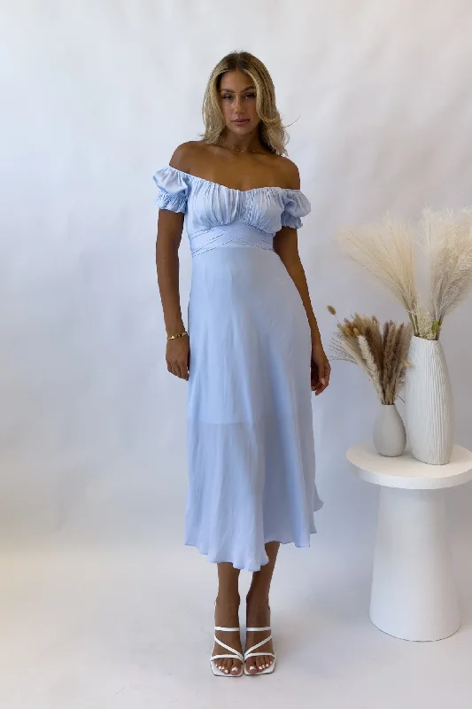 Absurdly Cheap Sale Ellison Midi Dress - Blue