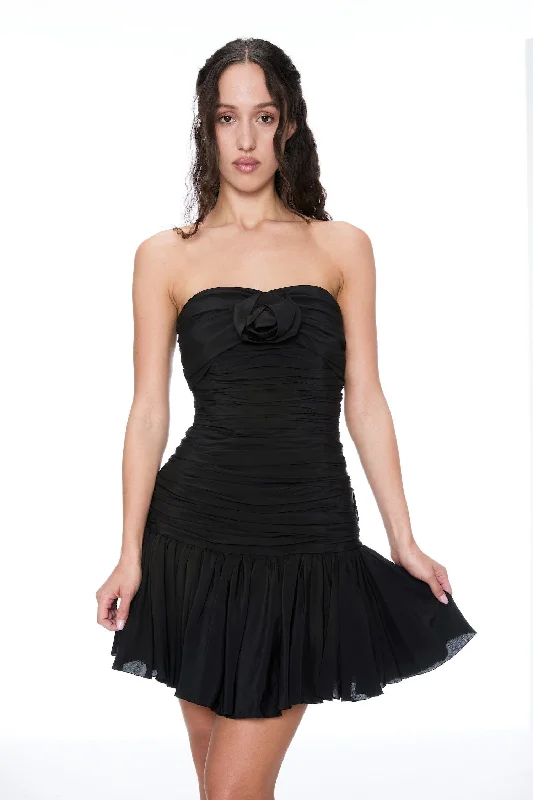 Fashion Forward DIOR STRAPLESS BLACK MINI DRESS