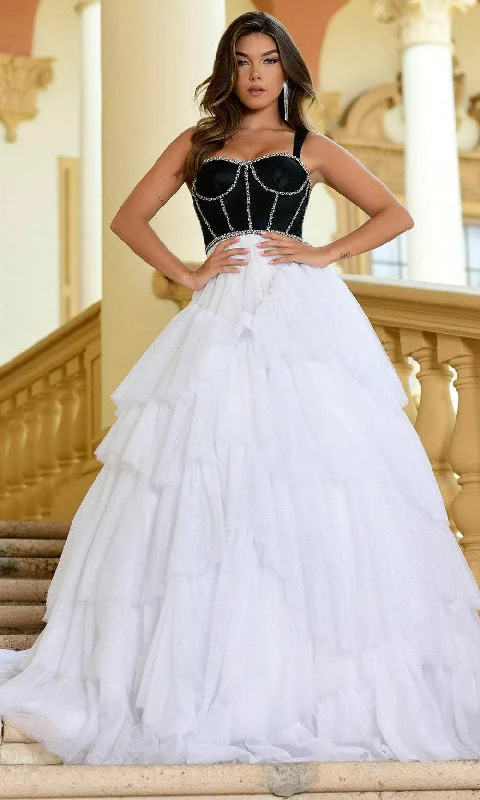 Chic Style Ava Presley 28592 - Beaded Sleeveless Ballgown