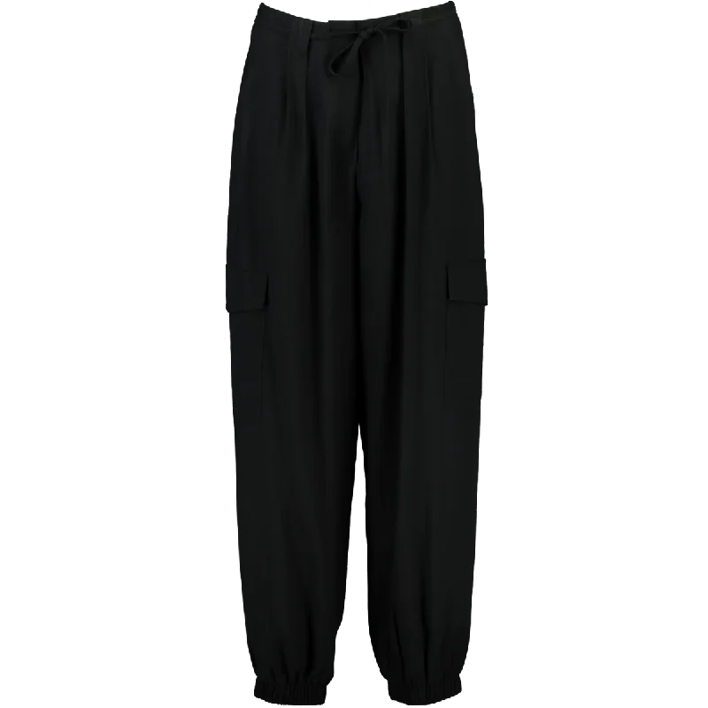 Vintage Style Clothing Sale Drawstring Black Pants