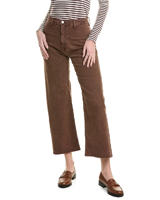 Statement Piece Pistola Penny High-Rise Cocoa Wide Leg Crop Jean