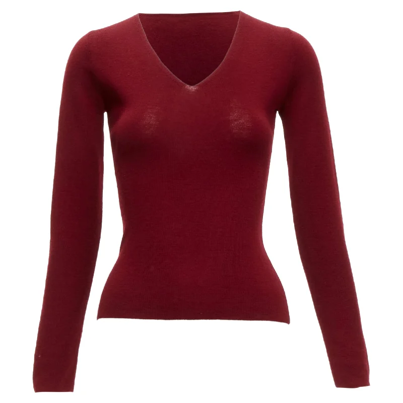 Sale Event, Prices Rock Dolce & Gabbana virgin wool v neck long sleeve sweater