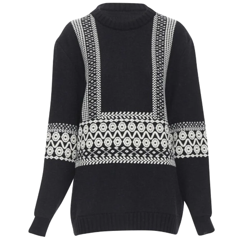 Big Discounts Chloe wool intarsia woven long sleeve sweater