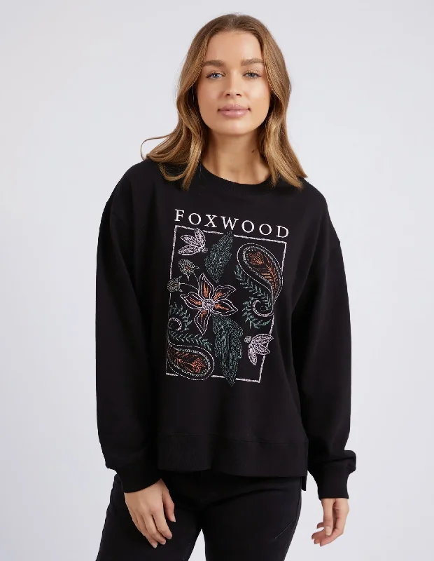 Browse Our Top Products Foxwood Paisley Crew Black