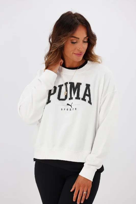 Contemporary Elegance Puma Squad Crew TR Puma White