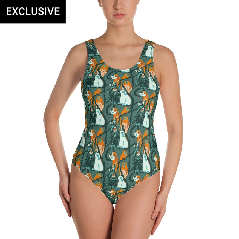 Seasonal Sale Barrel of Monkeys One-Piece Swimsuit (POD)