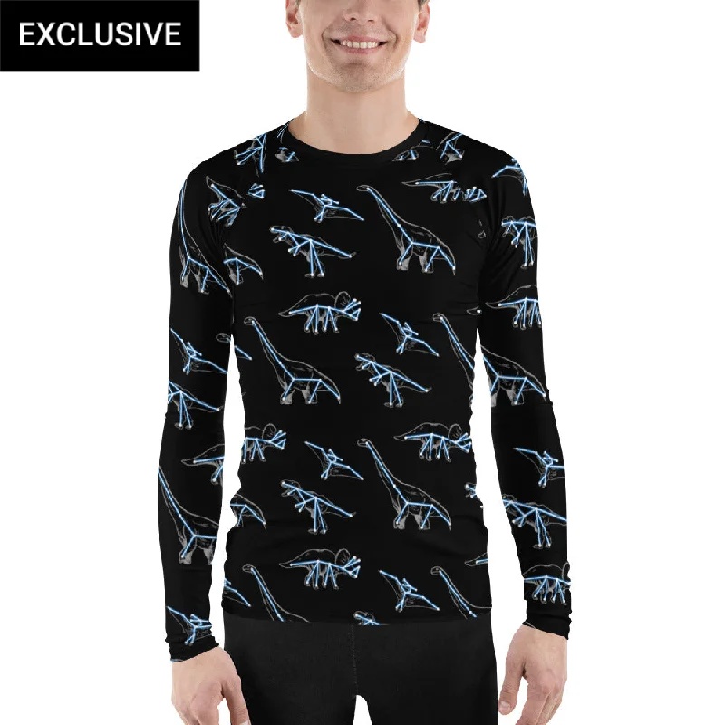 Trendy Attire For Her Constellation Dinosaurs Unisex Rash Guard (POD)