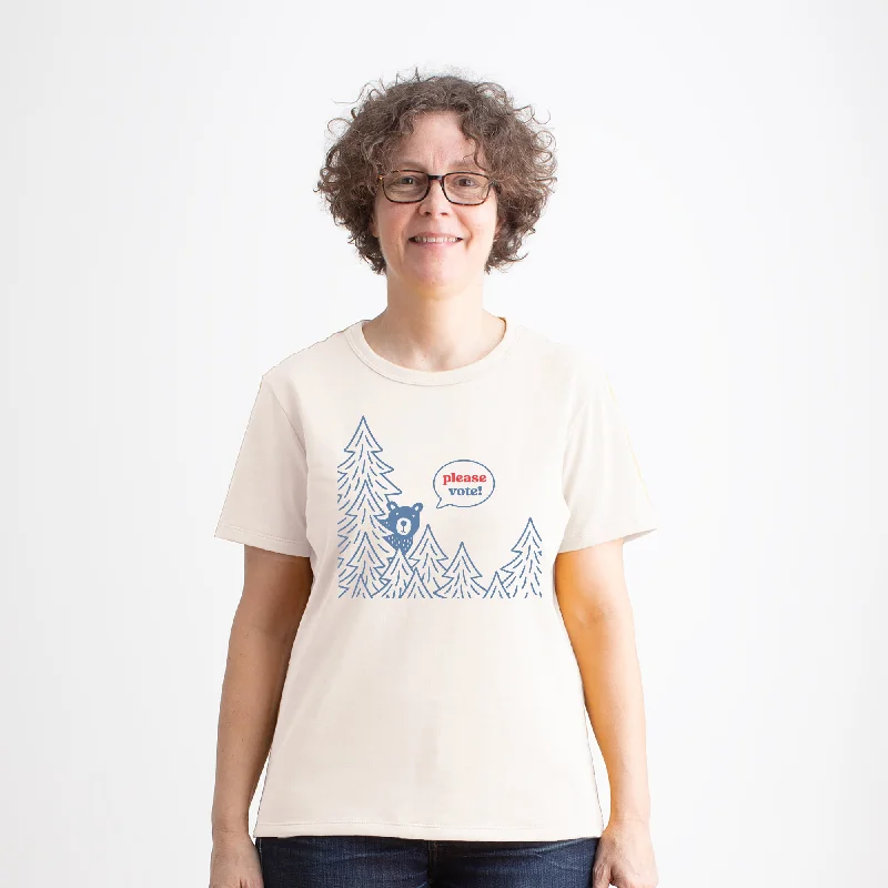 Spring Wardrobe Women's Basic Tee - Vote Natural