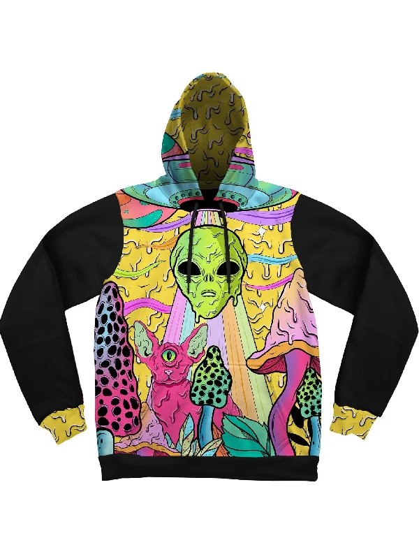 Season Offer Neon Alien Drip Invasion (Yellow) Unisex Hoodie