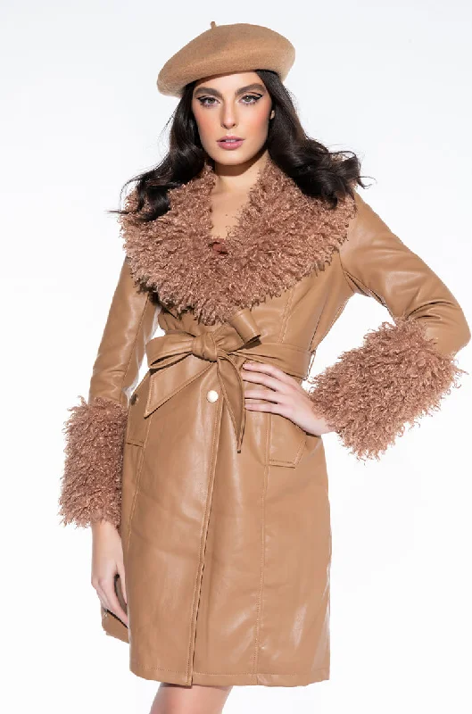 From Casual To Classy MOHAIR CAMEL TRENCH