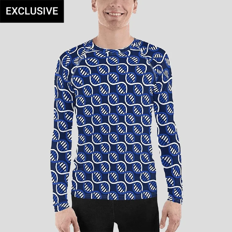 Luxe Layering DNA Helix Unisex Rash Guard (POD)