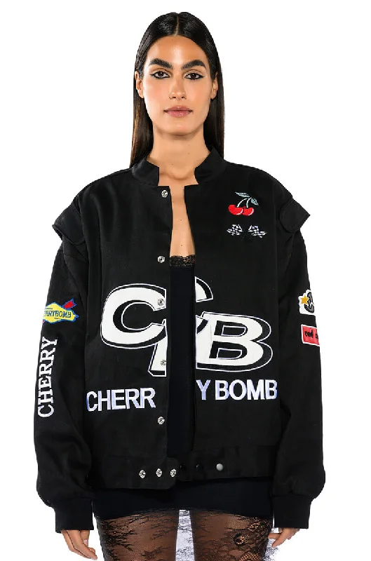 Limited Edition CHERRY BOMB OVERSIZED RACER BOMBER