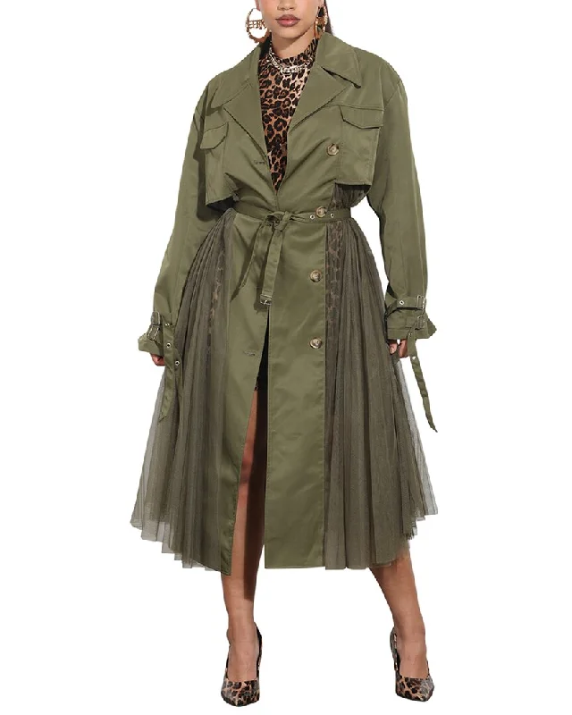 Hot Picks Luxe Moda Open Long Coat