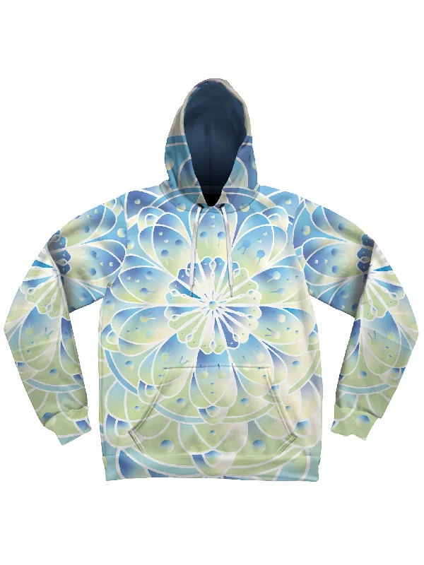 Crazy Price Slashing Indigo Ice Mandala Unisex Hoodie