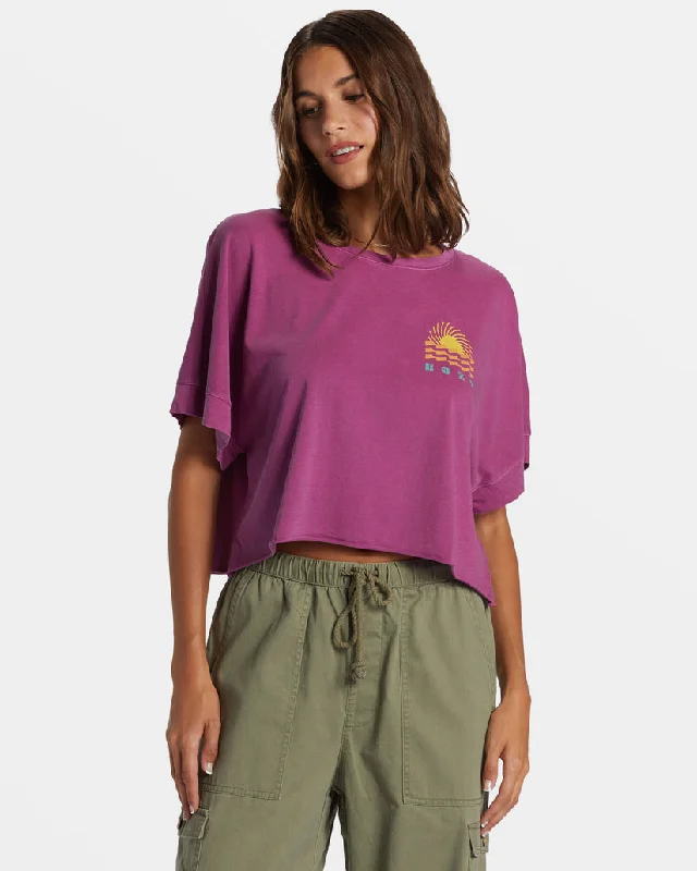 Final Sale Roxy Sun Spun Tee-Wild Aster