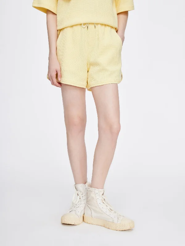 Holiday Sale Waffled 'Butter' Shorts