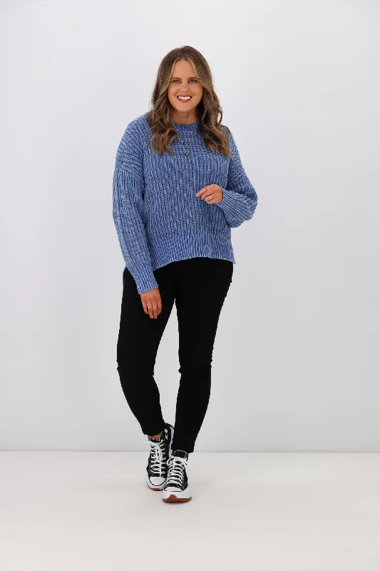 Big Discounts Foxwood Winnie Knit Crew Duke Blue