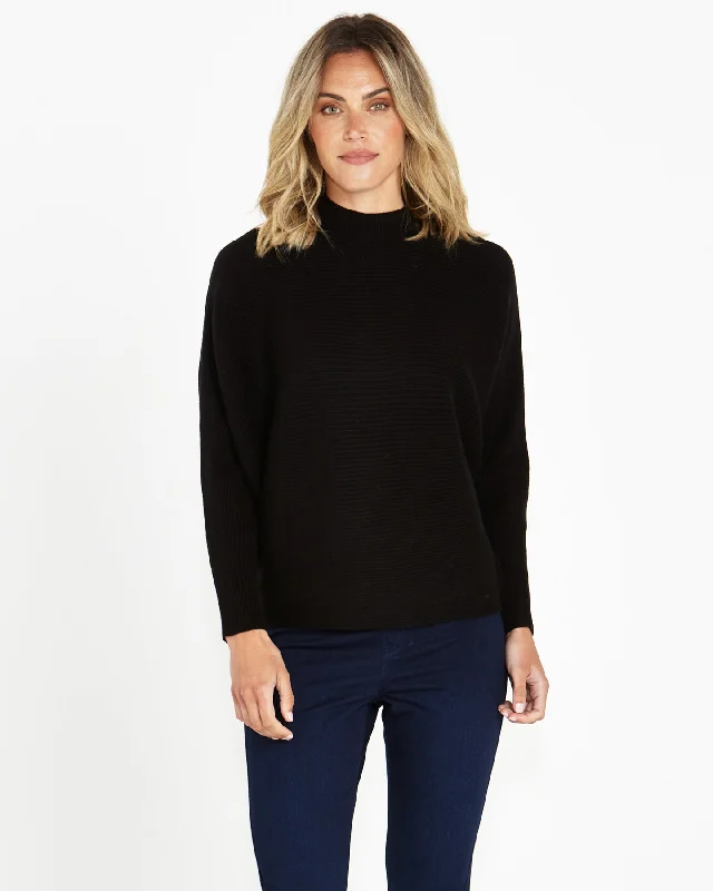 Flash Sale Starts Betty Basics Alicia Knit Jumper Black