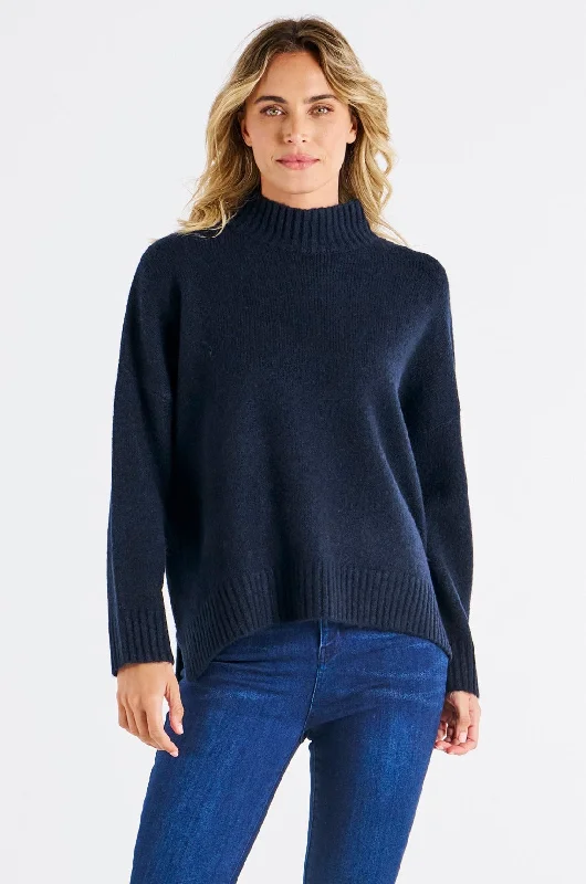 Best Sellers Betty Basics Luna Knit Jumper Navy